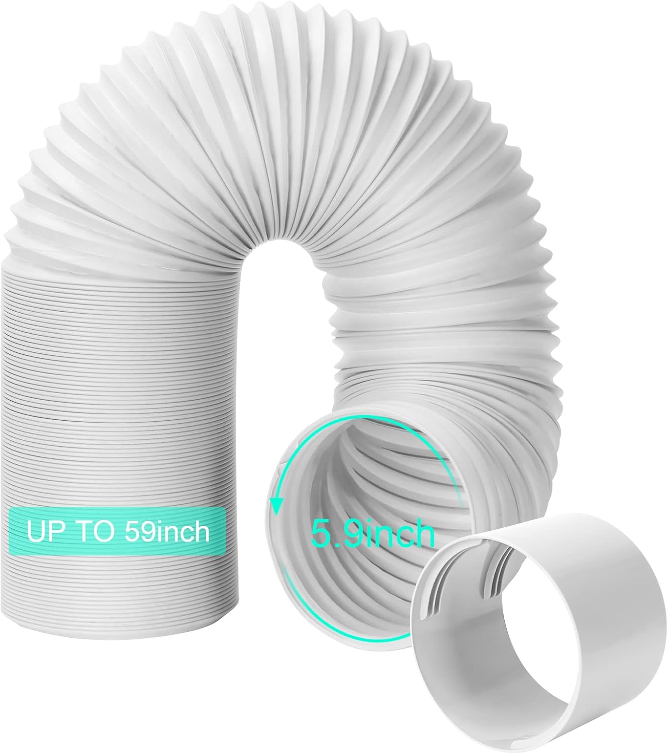 Universal AC Vent Duct Extender, 59 Length