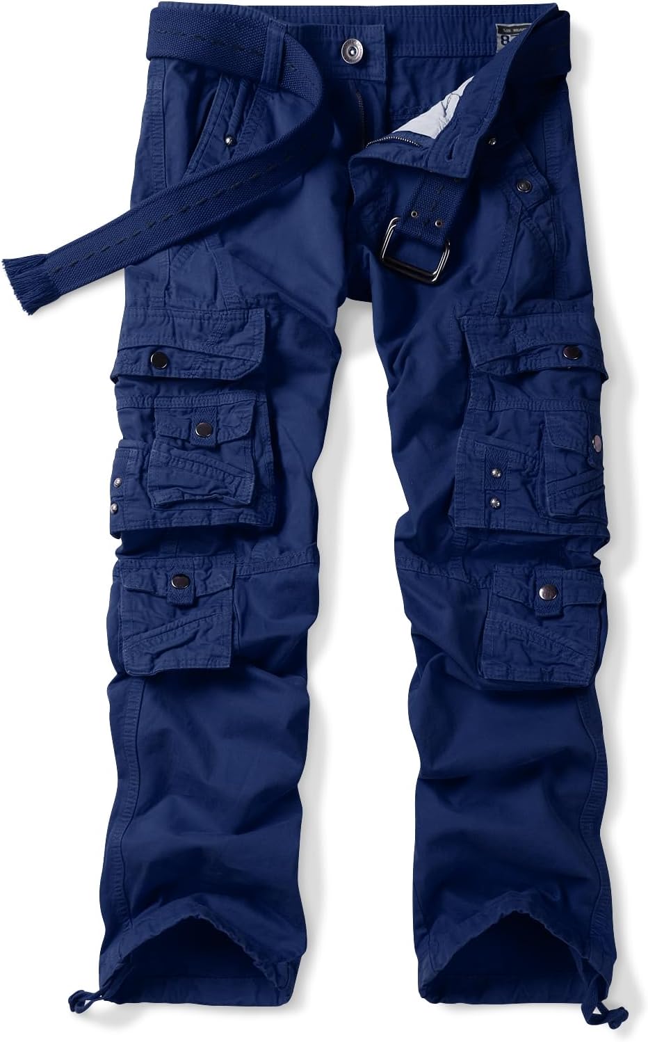 OCHENTA Men's Cotton Casual Cargo Work Pants for Hiking