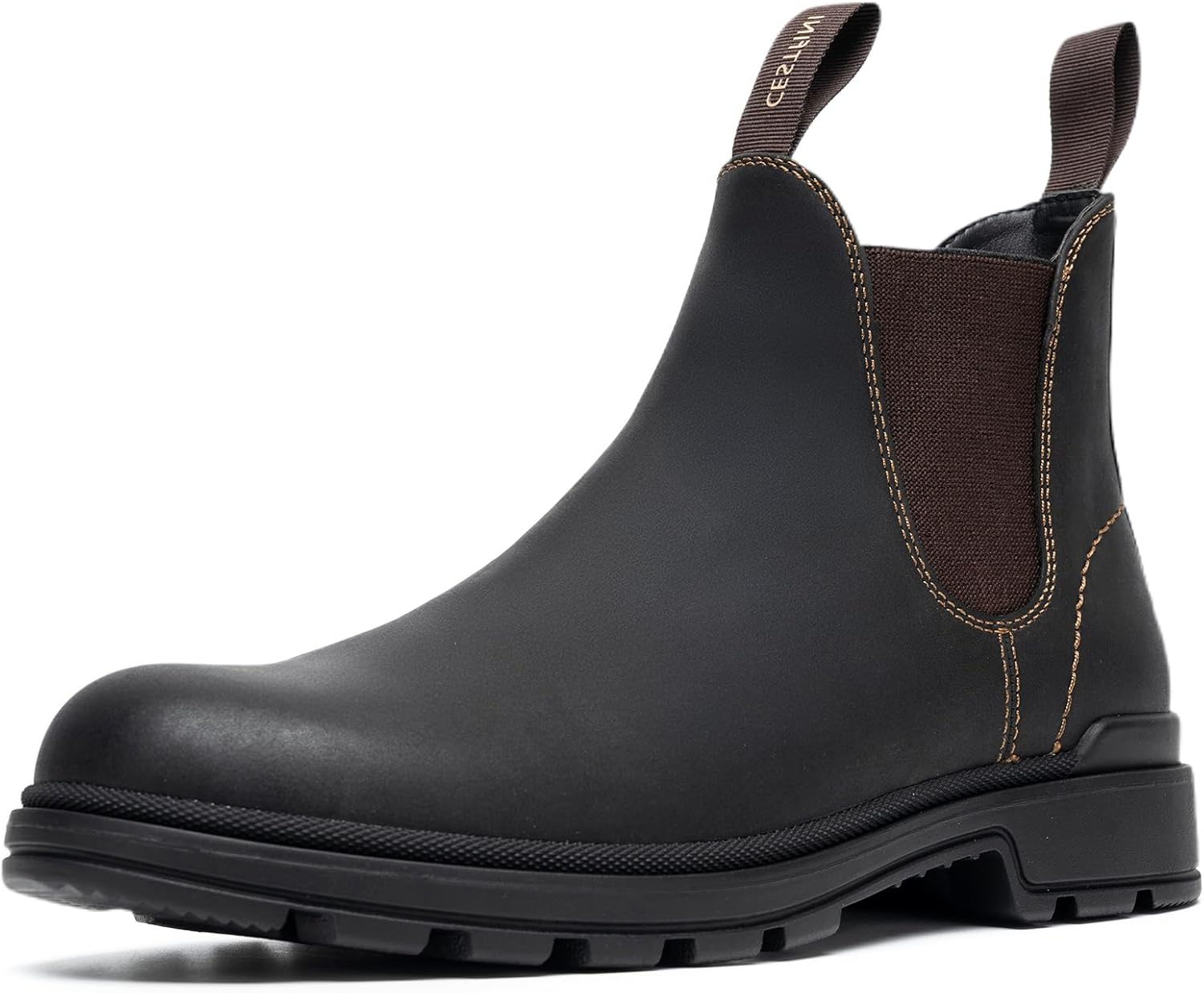 Cestfini Men's Slip-On Non-Slip Boots - Comfortable & Durable