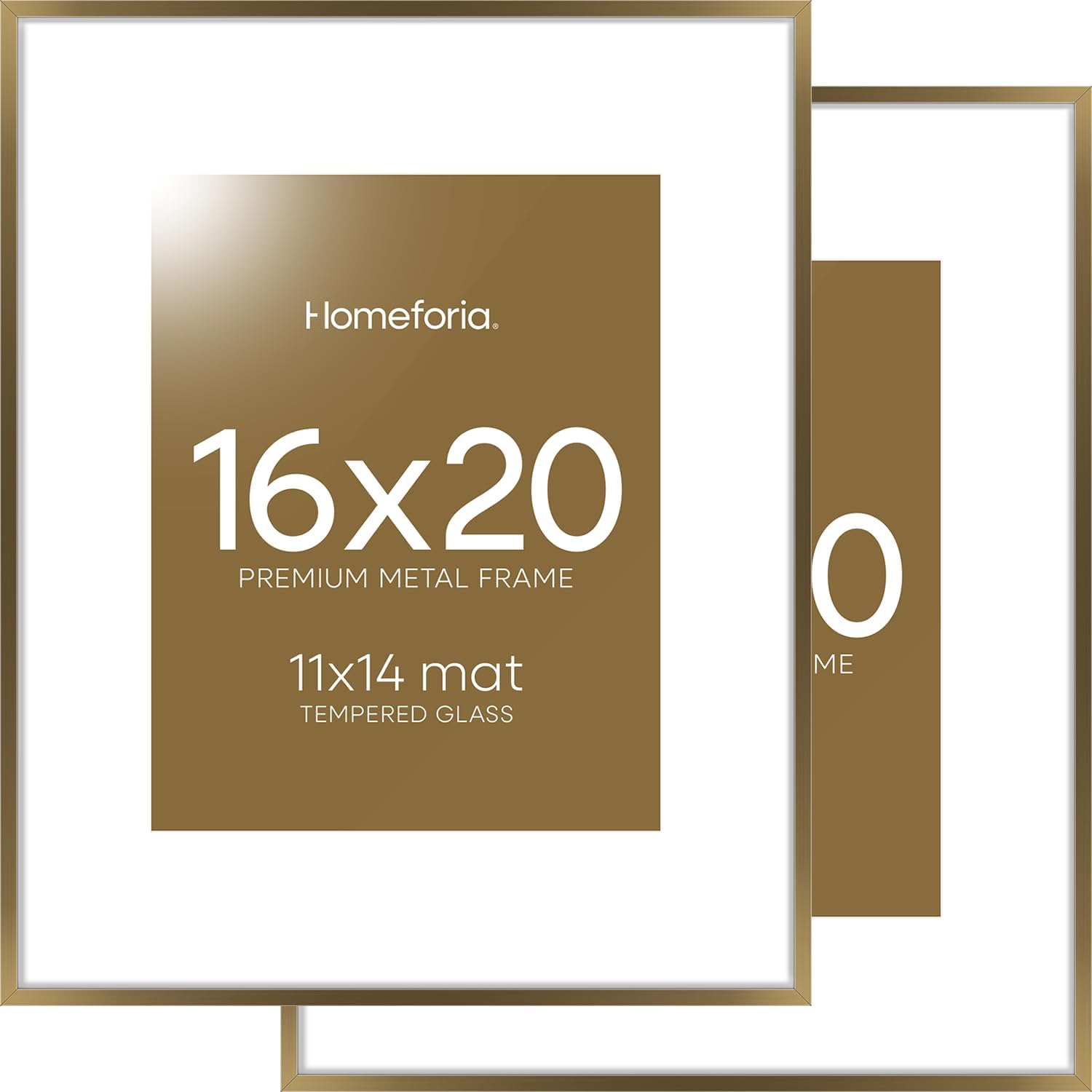 Homeforia 16x20 Bronze Frame Set of 2 for Stunning Displays