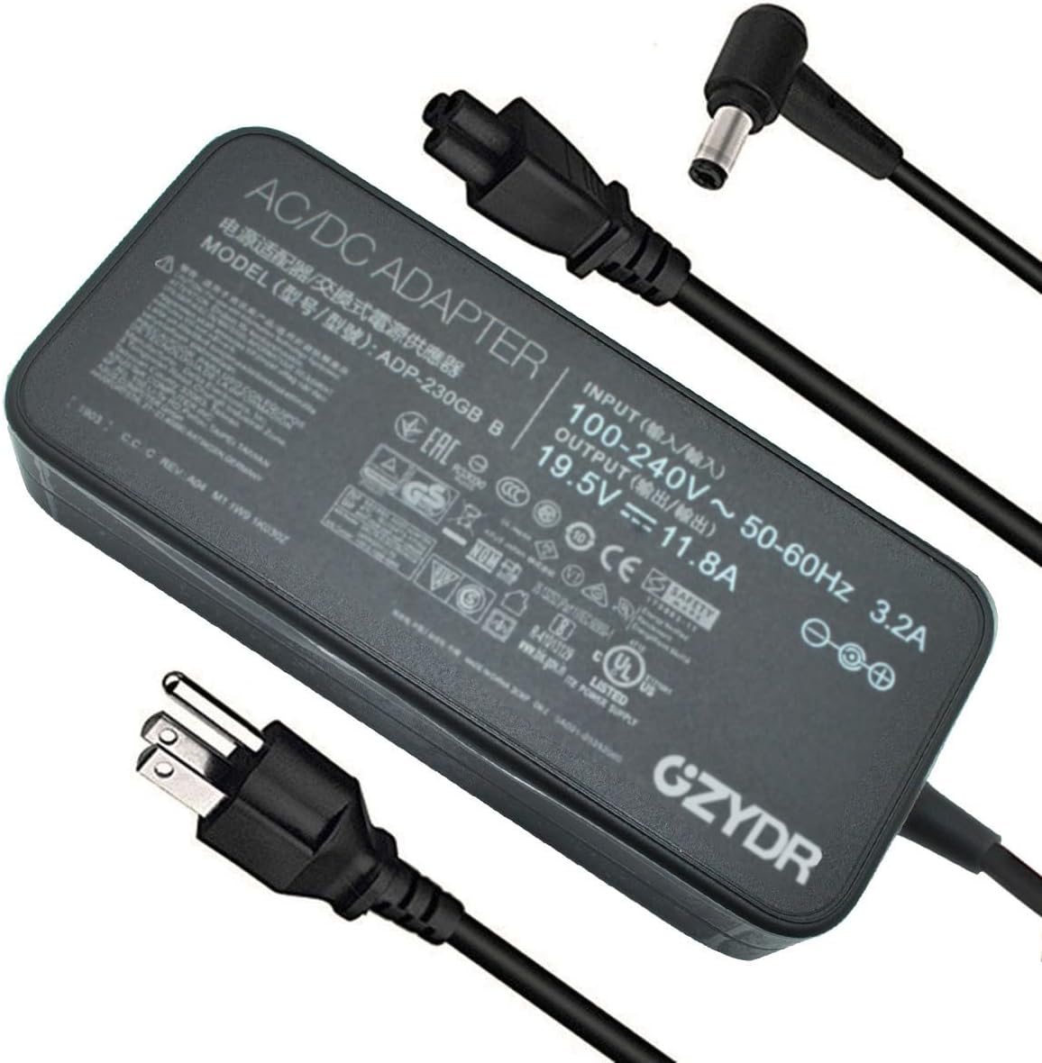 230W AC Charger for Asus ROG Zephyrus and Strix Gaming Laptops
