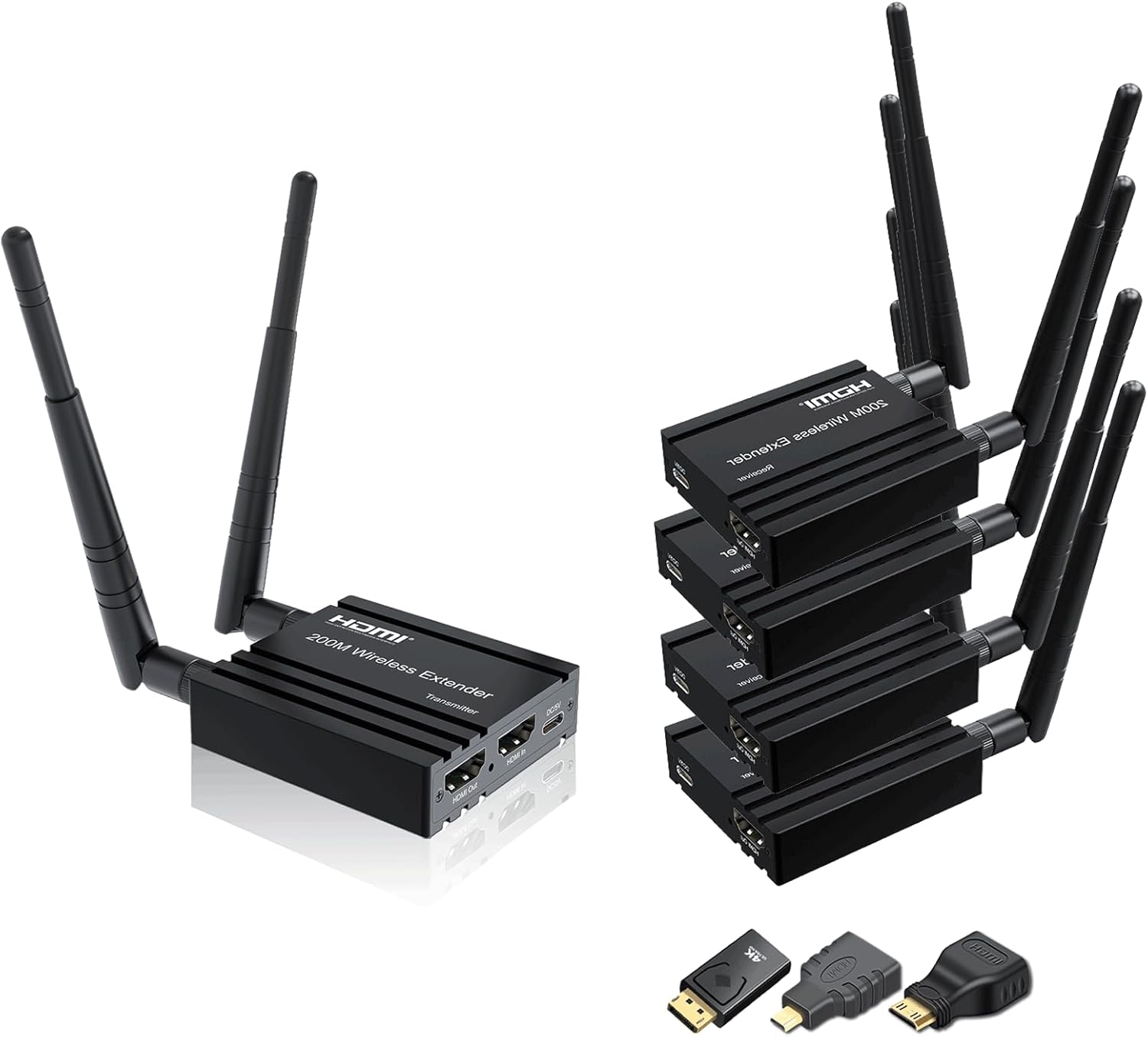 RIJER 4K Wireless HDMI 5.8G Long Range Set
