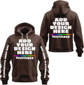 Personalize Your Style: Customizable Black Unisex Hoodie - Chexin