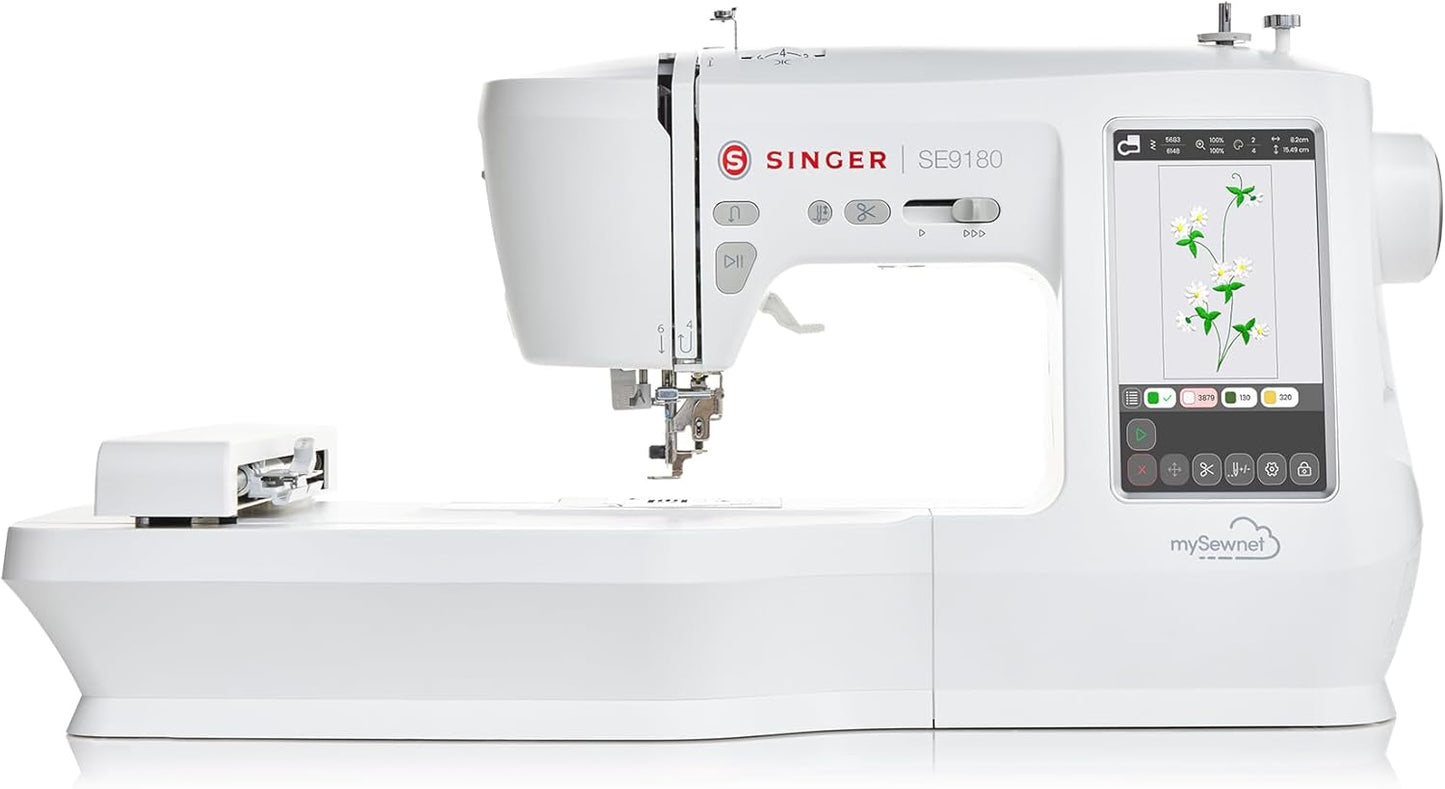 SINGER SE9180: 250 Stitches, 150 Designs, 7 Touchscreen!