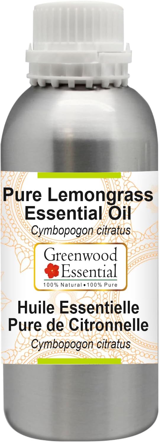 Pure Lemongrass Essential Oil for Skin and Hair Care 300ml