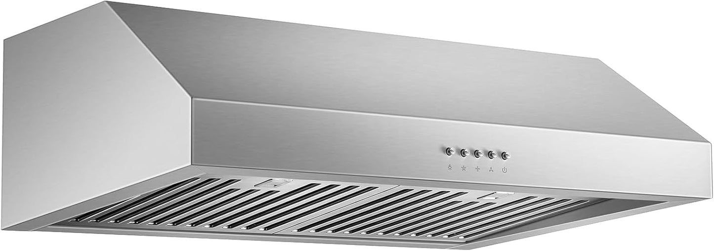 30 Inch Under Cabinet Range Hood with 900 CFM Powerful Suction