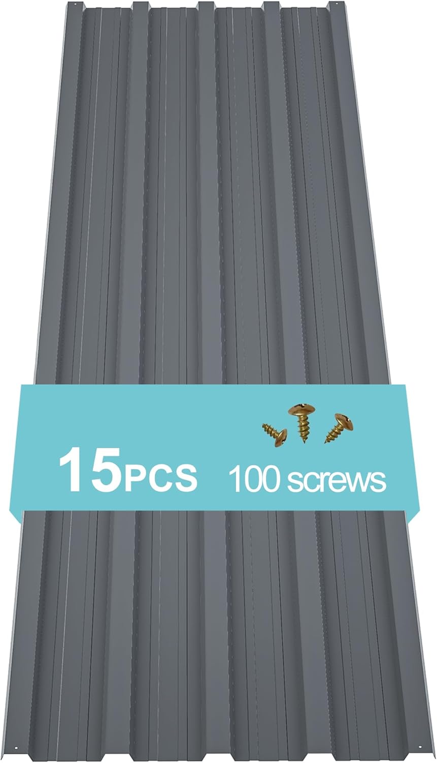Metal Roof Panels for Garages, Sheds, and Mobile Homes Cover