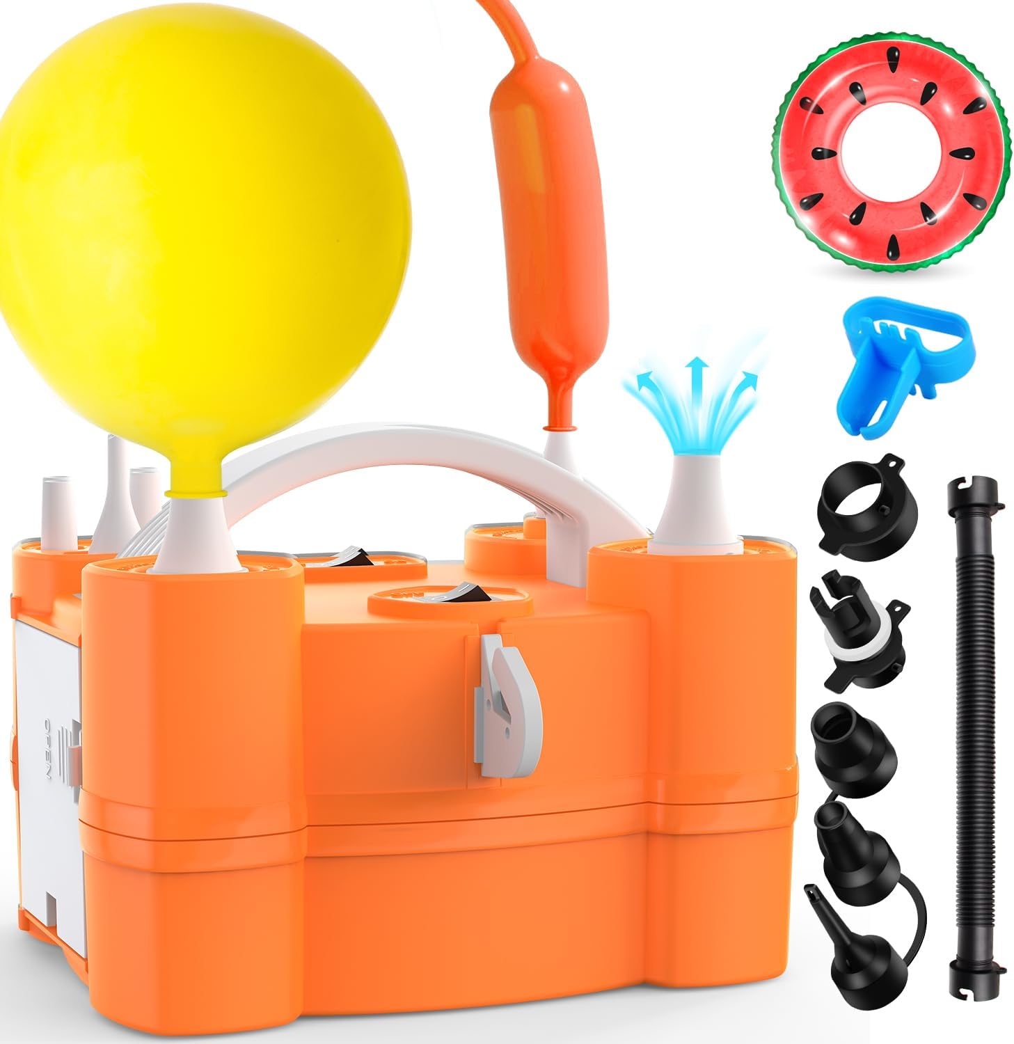 3-in-1 Electric Balloon Pump for Fast Inflation and Deflation
