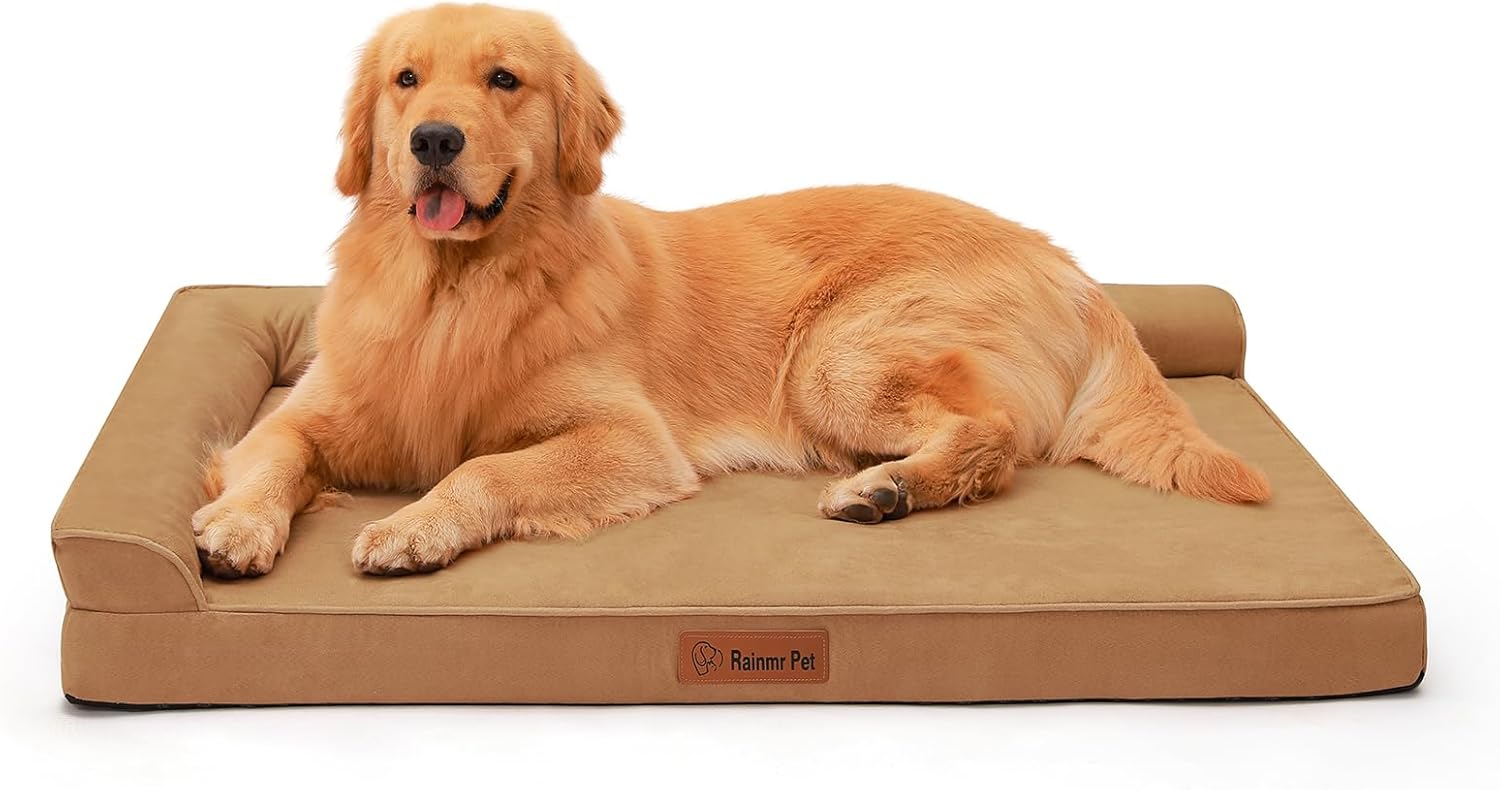 Orthopedic Dog Beds for Large Dogs with Memory Foam Support