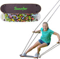 TreeSkate Skateboard Swing - Tapered 31 in Surf-Style Tree Swing