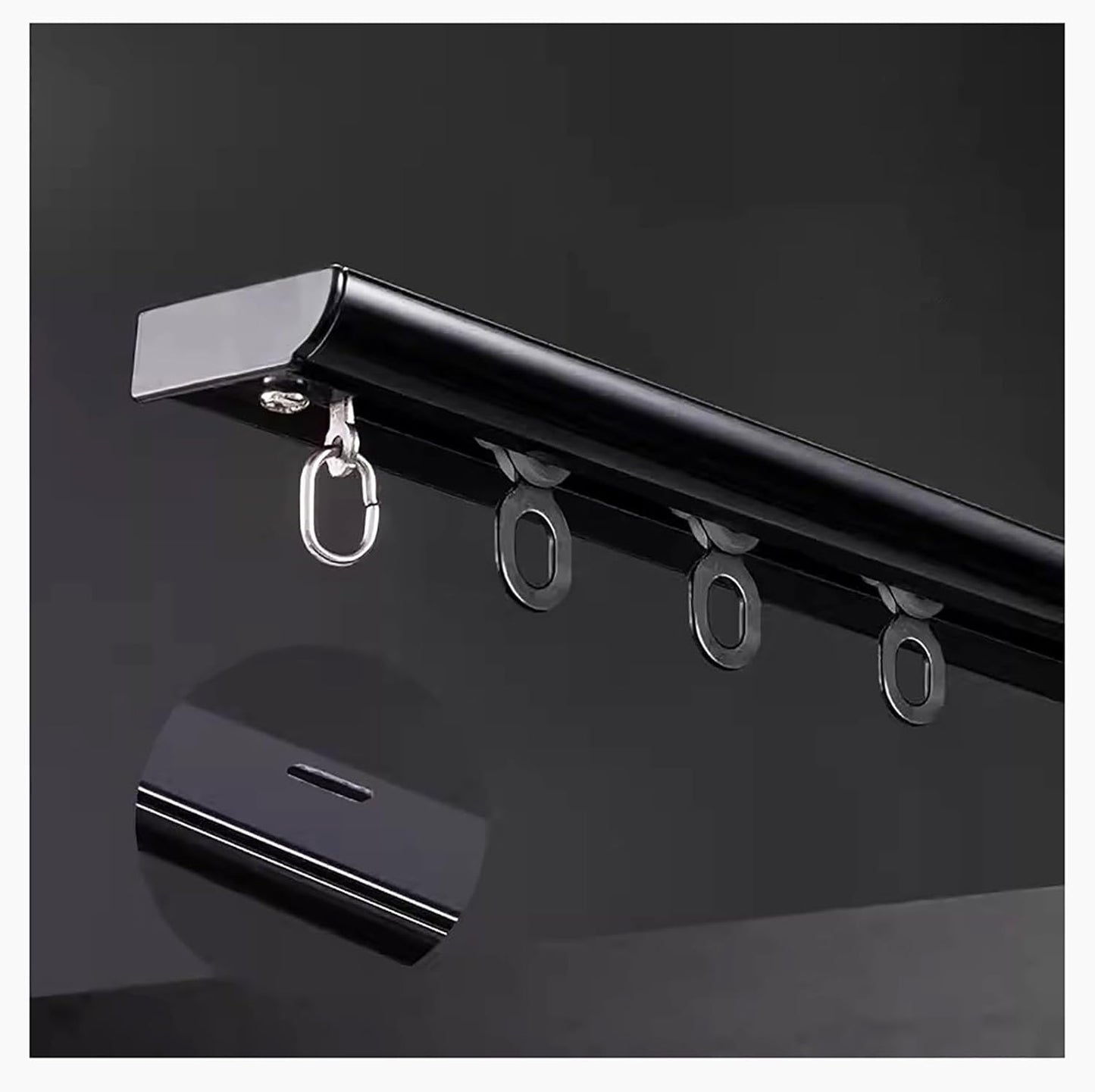 Aluminum Curtain Track Rail - Slide Any Space in Style!