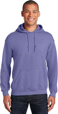 Gildan Hooded Sweatshirt: Heavy Blend 50/50 Fabric, Size Small - Violet