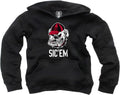 Organic Cotton Youth Boys College Team Pullover Hoodie - Kids Fit