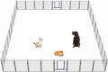 Dog Playpen 32 in Heavy Duty Folding Exercise Fence - Portable