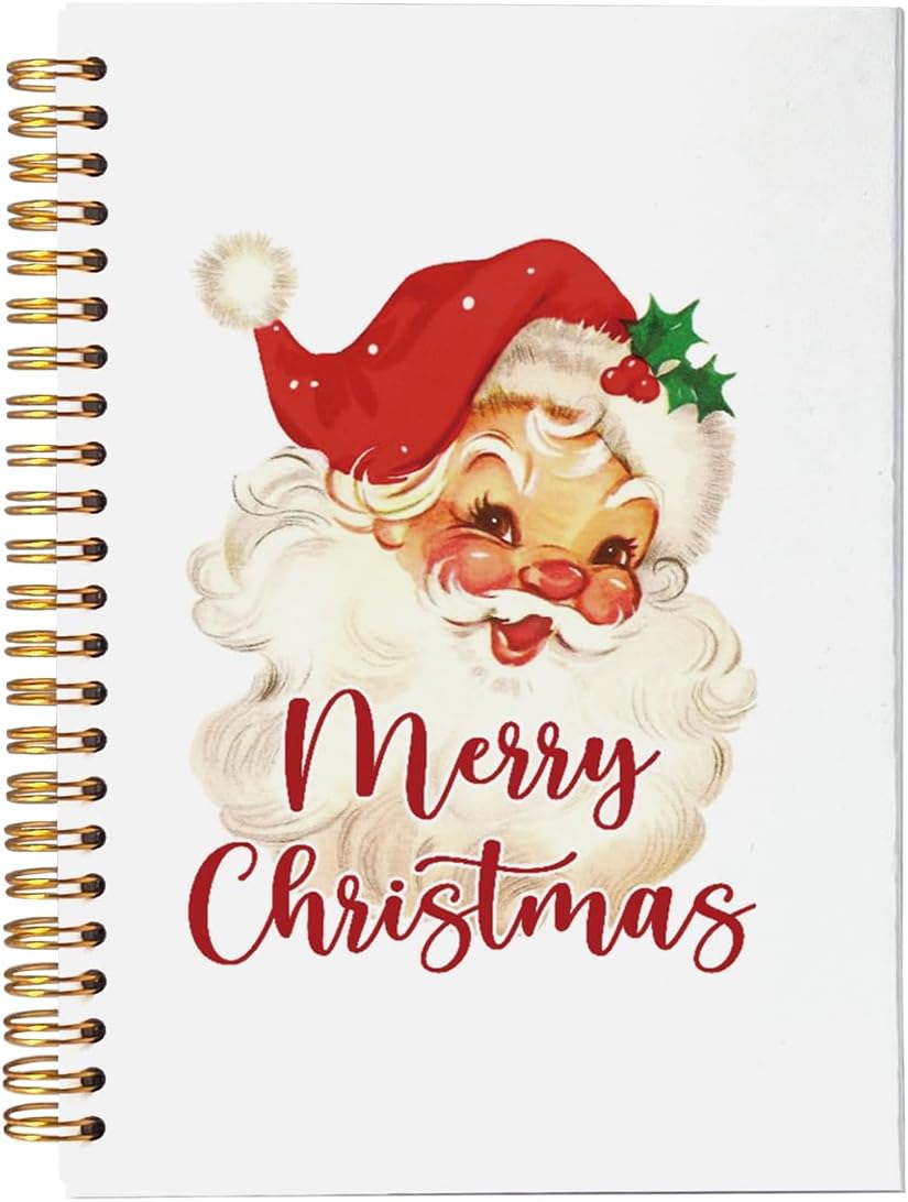 Vintage Santa Christmas Journal 5.5x8.3