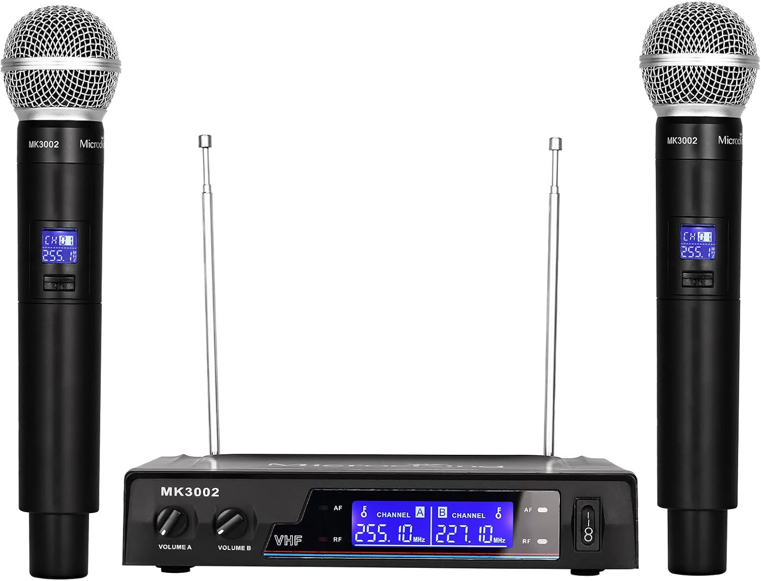 Wireless Dynamic Mic System - 150 Ft Range, 16 Hrs Use - Perfect for Any Event!