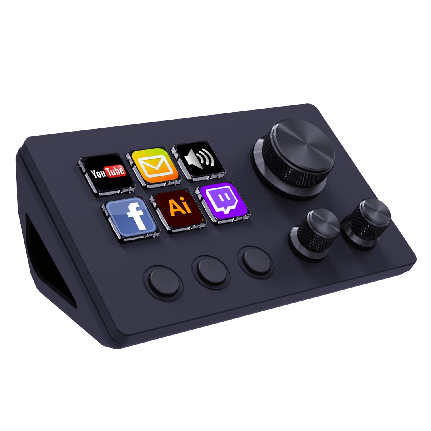 TreasLin Stream Controller Deck with Customizable Macro Keys