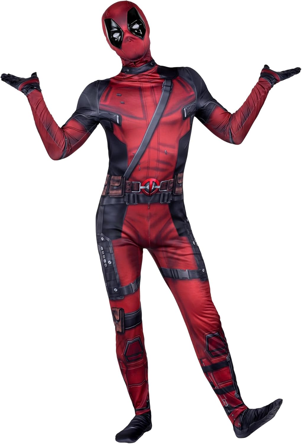 MARVEL Deadpool Official Adult Deluxe Zentai Costume Review