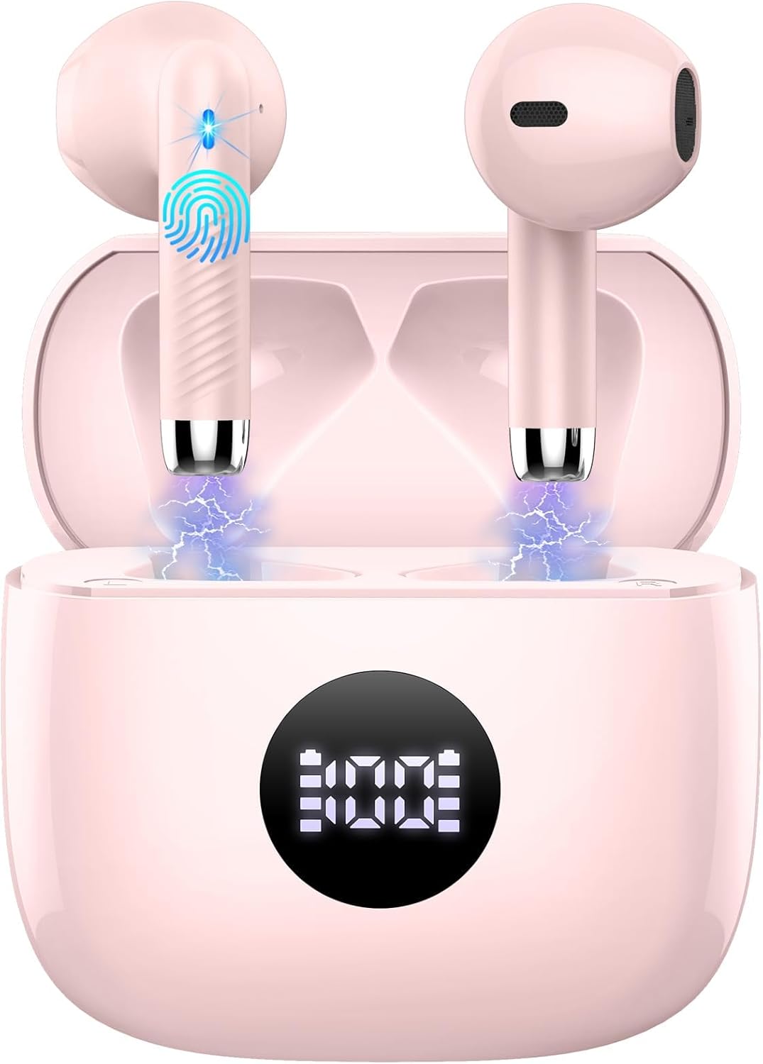 40H Playback Bass Stereo Earbuds: Jxrev