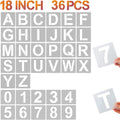 YEAJON 18 Inch Letter Stencils for DIY Art Projects and Crafts