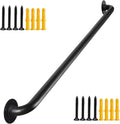 45 Inch Black Wall Mount Hand Rails for Indoor and Outdoor Use