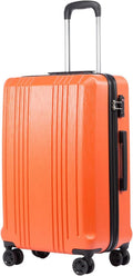 Coolife Luggage PC+ABS Expandable Hardshell Suitcase L(28in)