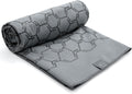 Silicone Grip Yoga Towel by Eunzel for Intense Hot Yoga Sessions