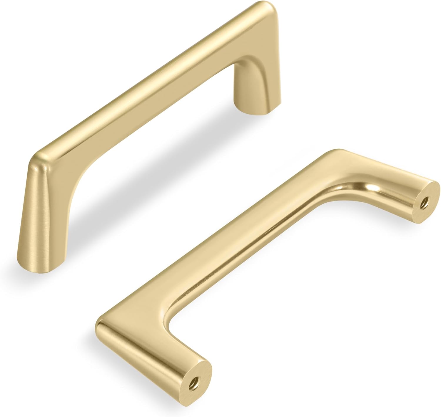Modern Brushed Gold Cabinet Pulls for Kitchen and Bathroom Use
