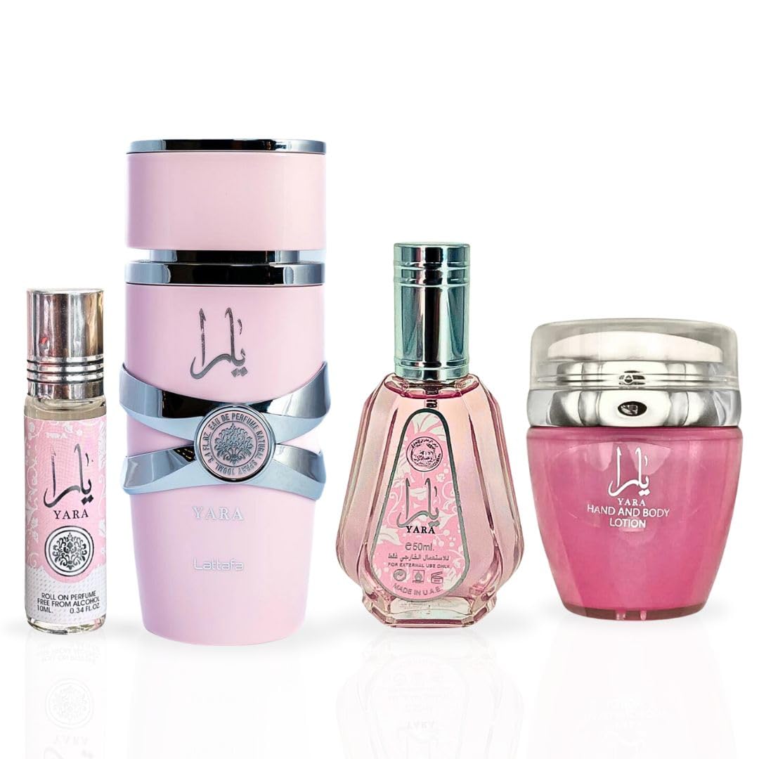 Lattafa YARA Eau De Parfum Spray & Chic Collection for Women