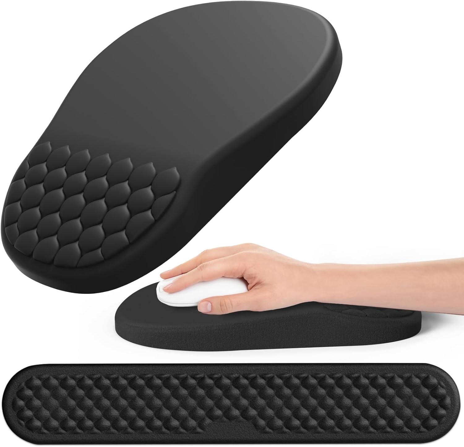 Memory Foam Wrist Rest Set - Comfort & Support