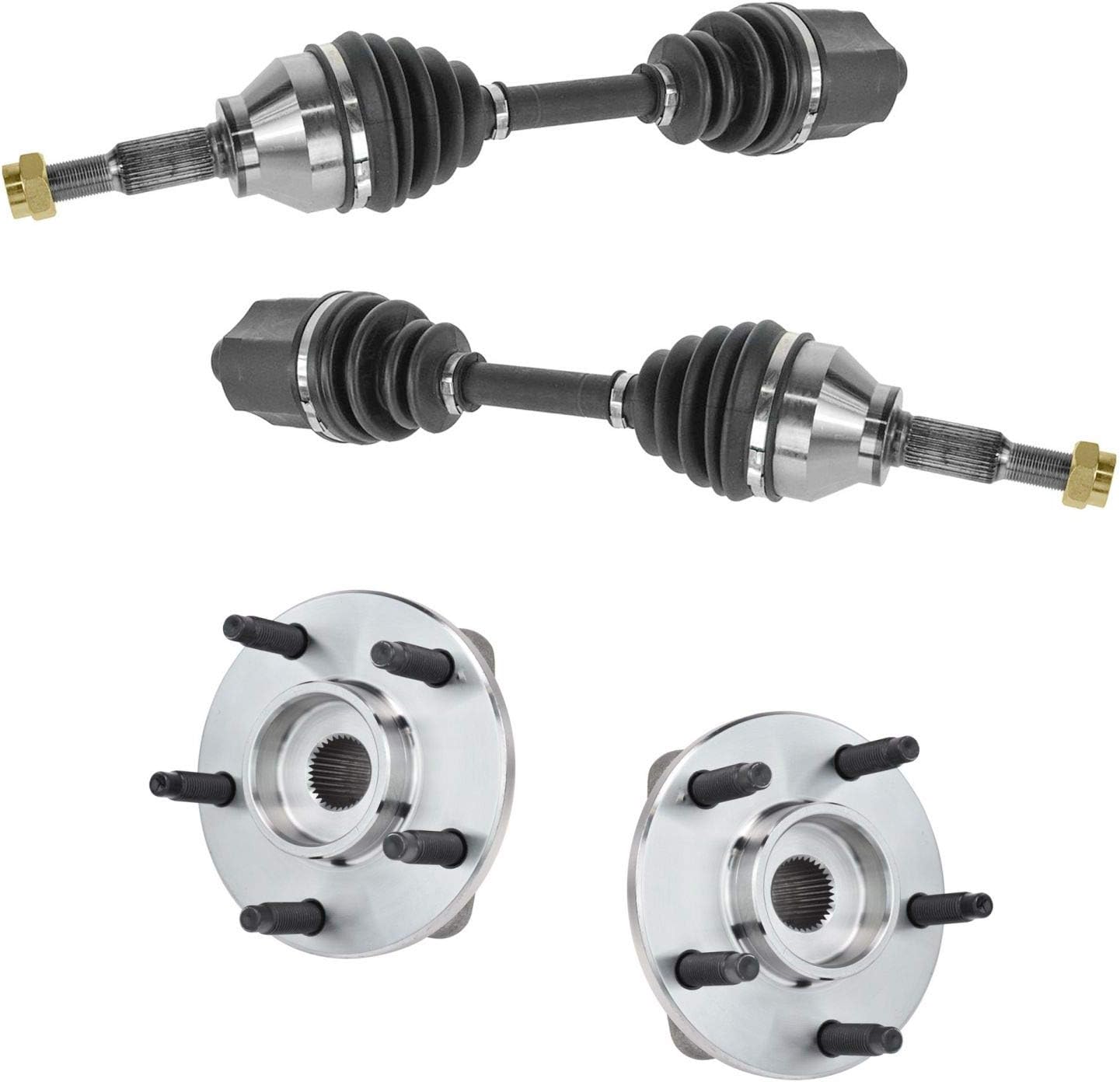 TRQ Front Outer Drivetrain Kit CV Axle Shaft Assembly Review