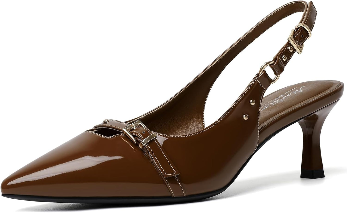 Mostrin Slingback Kitten Heels for Women - Stylish Comfort