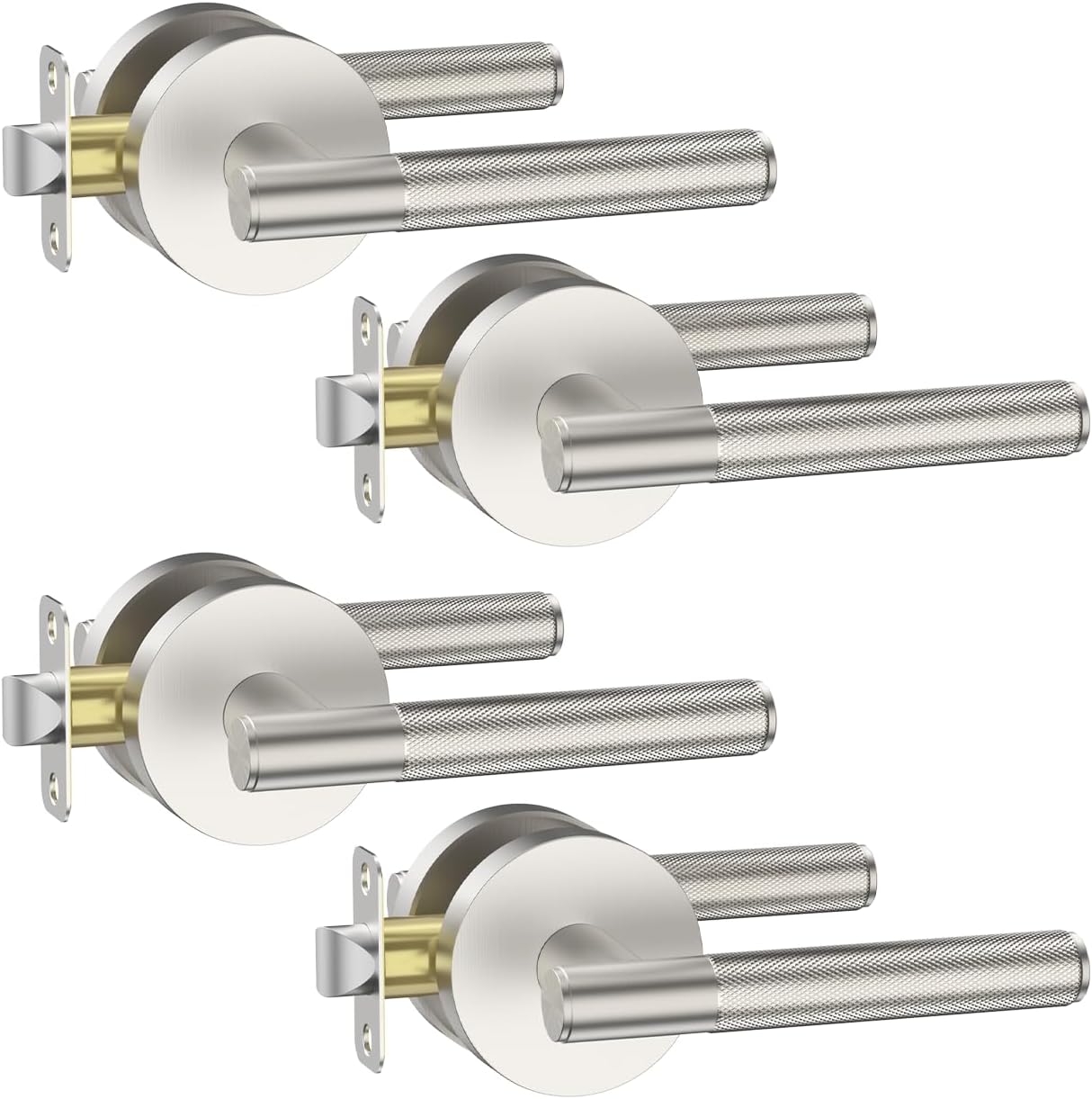 Passage Brushed Nickel Door Handles for Effortless Accessibility
