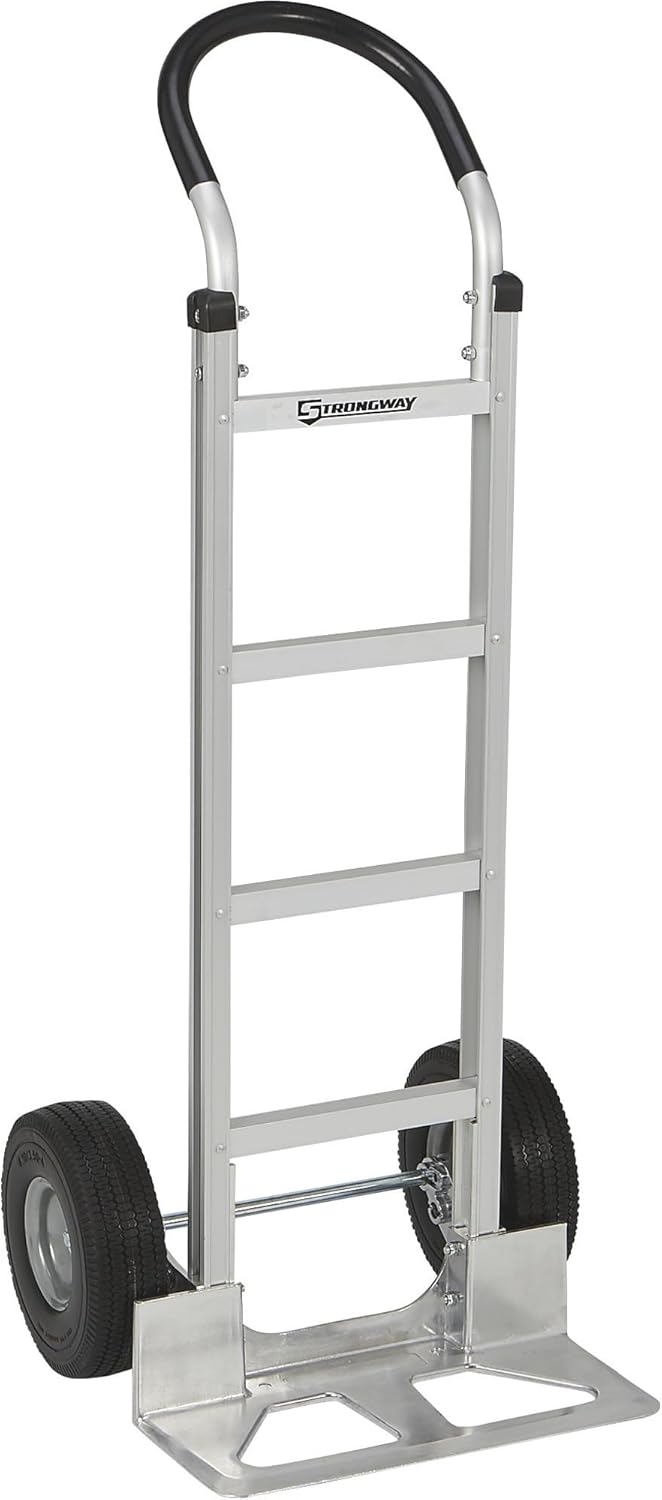 Strongway Aluminum Hand Truck with 600-Lb. Capacity for Easy Transport