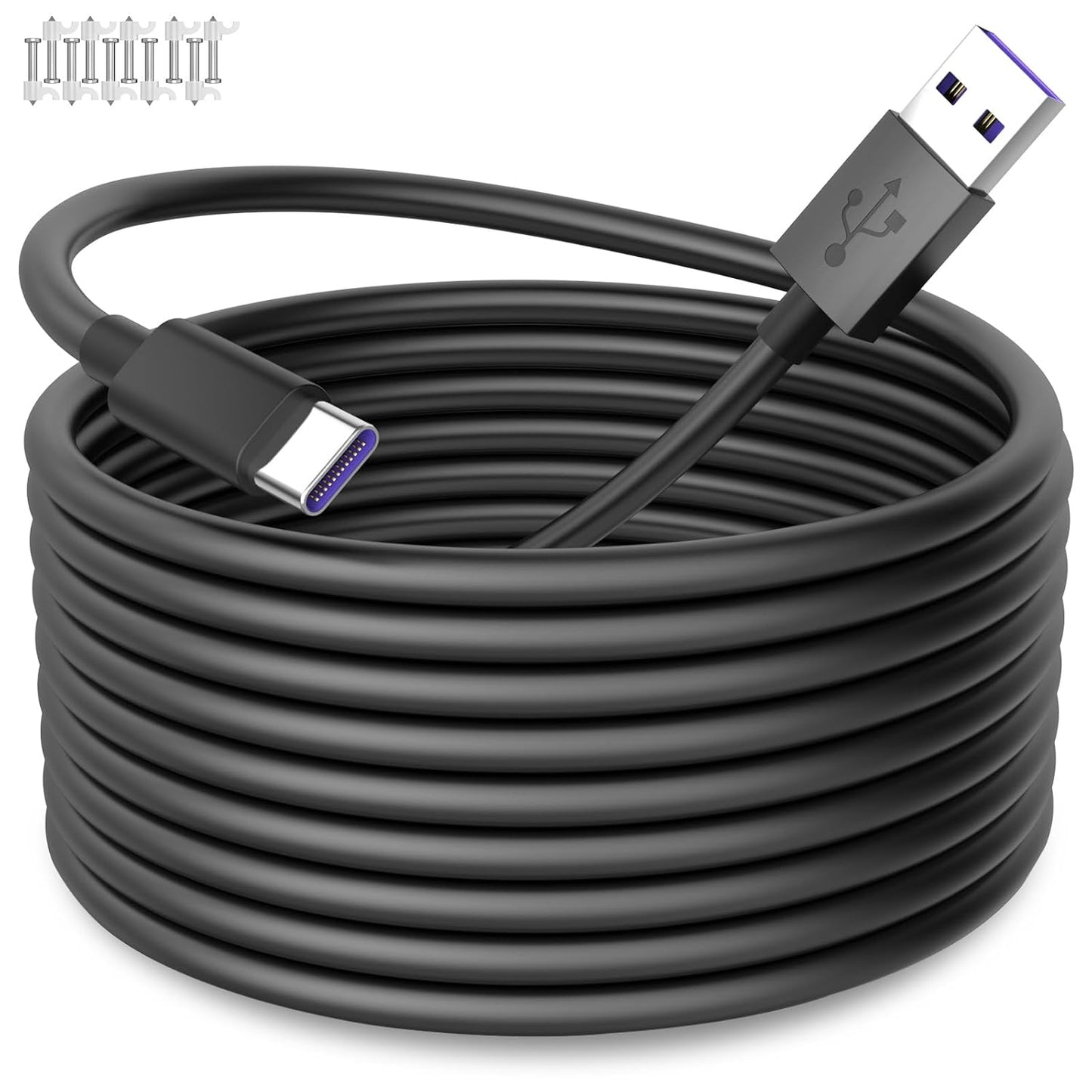 iMangoo 16FT USB C Power Cable for CCTV Camera