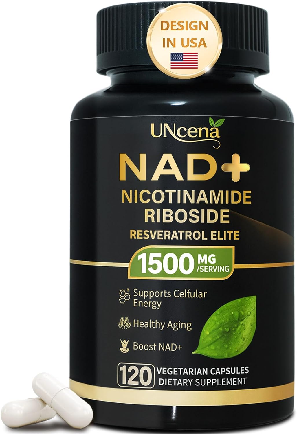 Liposomal NAD Supplement 1500mg for Cellular Health & Vitality
