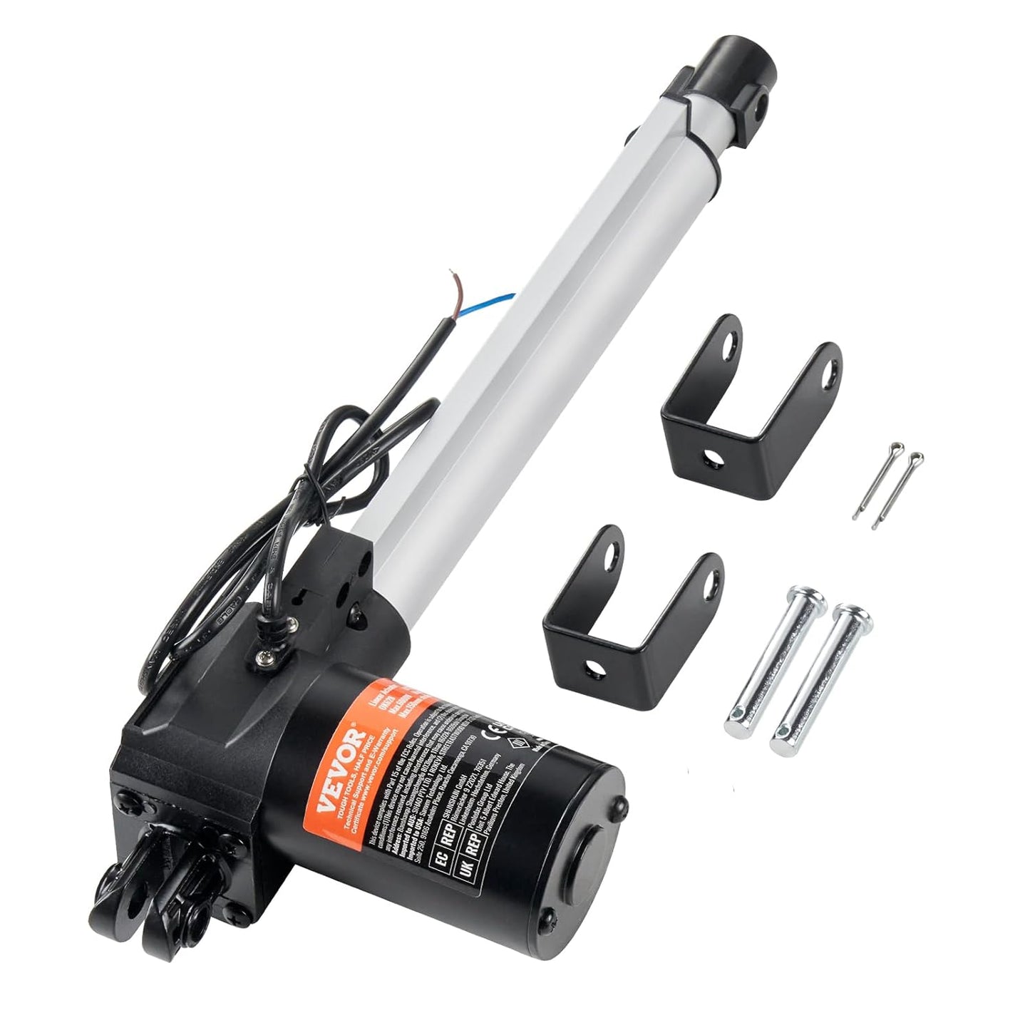 VEVOR 12V Linear Actuator 10 Inch Heavy Duty 1320lbs Power