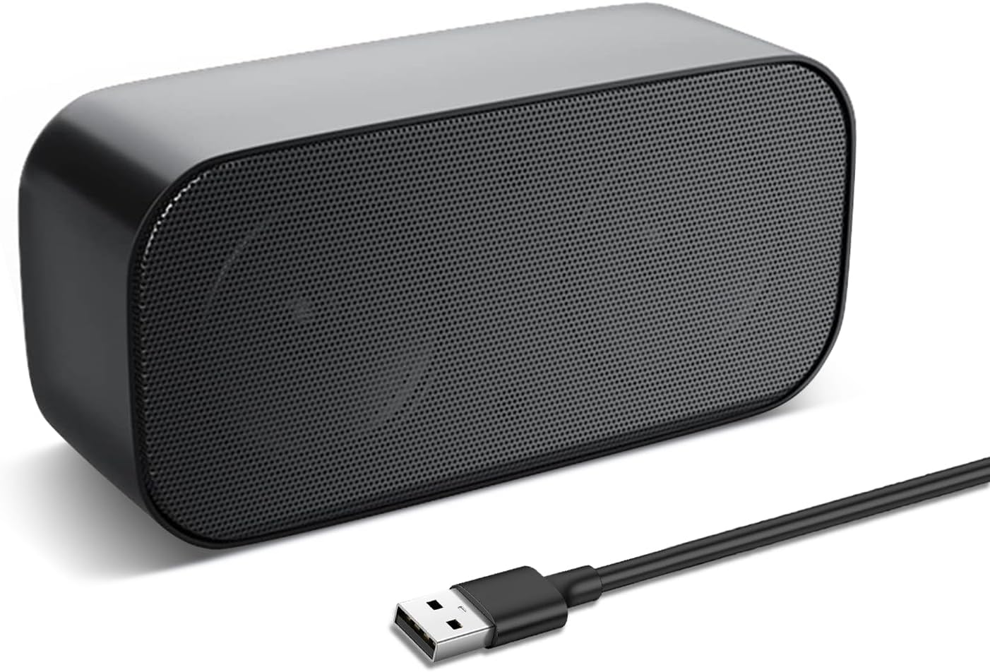 Wired USB Speaker for Desktop & Laptop - Portable Sound-bar for Office & Gaming