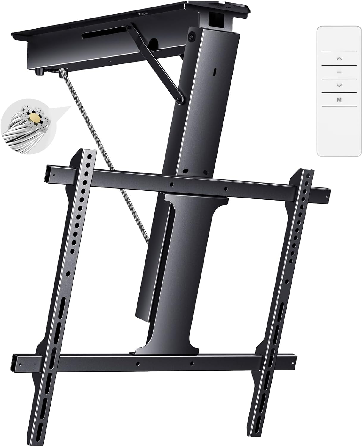 Electric Ceiling TV Mount for 32 to 70 Inch Screens with Remote