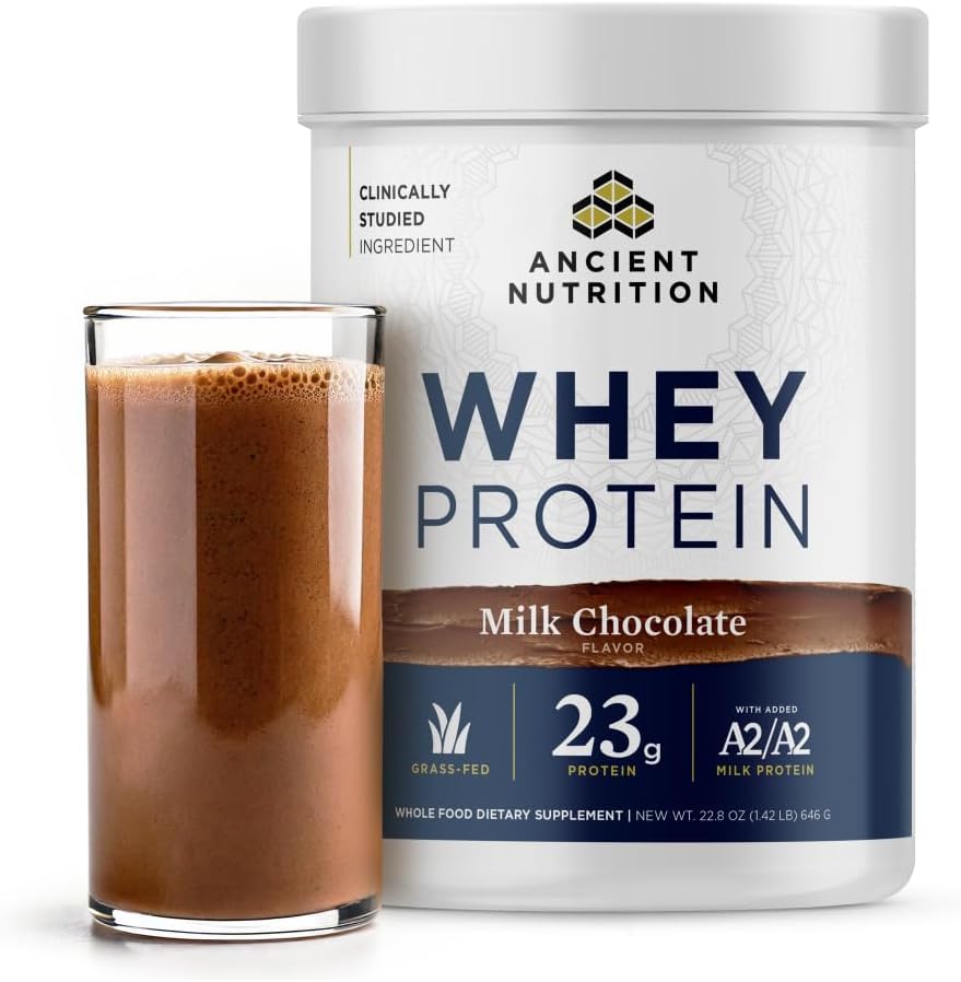 Ancient Nutrition Grass Fed Whey Protein for Joint Health