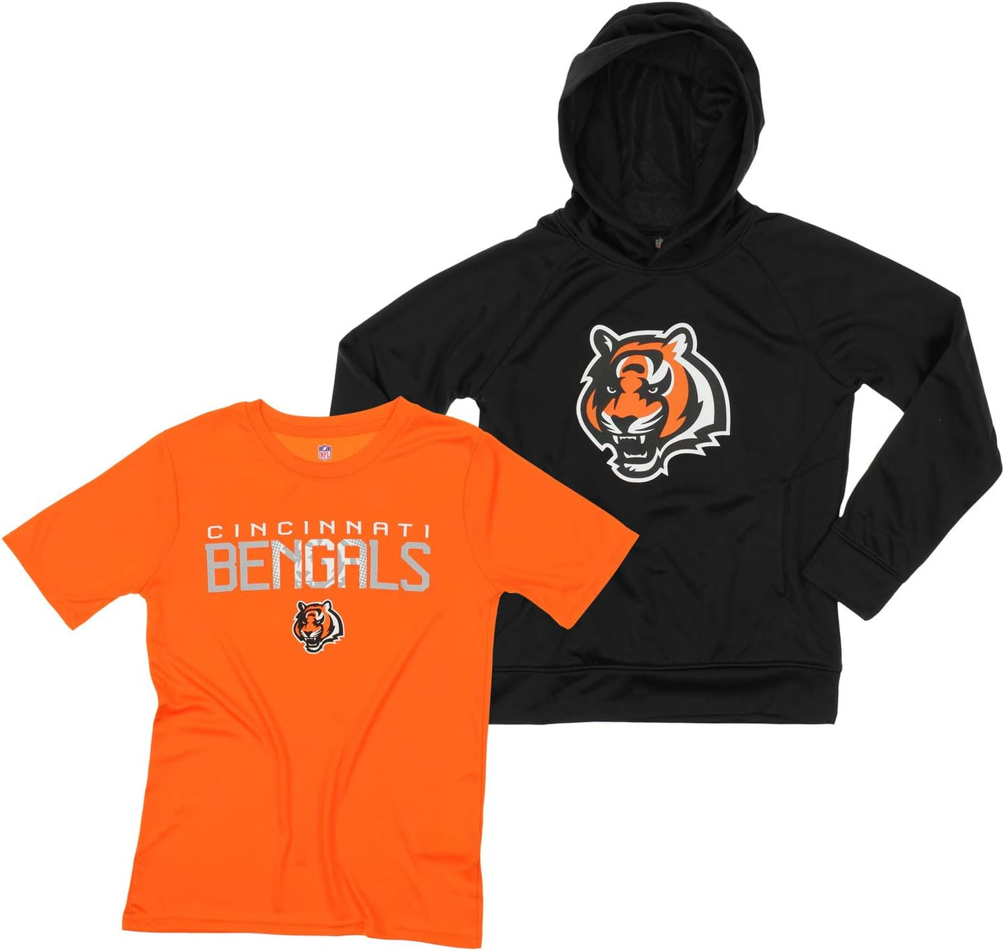NFL Youth Boys Two Piece Performance Hoodie and Tee Combo Set