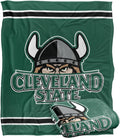 Cleveland State University Silky Touch 60in x 80in Throw Blanket