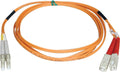 Duplex Multimode 62.5/125 Fiber Patch Cable LC to SC, 20M - Reliable