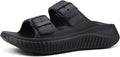 Womens Recovery Sandals Red - Orthotic Arch Support Sport Slides