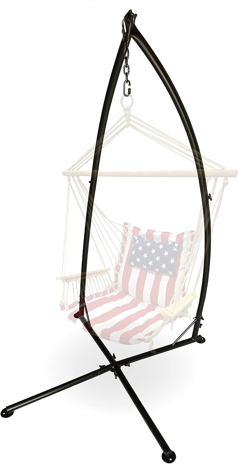 Sturdy Hammock Swing Stand: Indoor/Outdoor