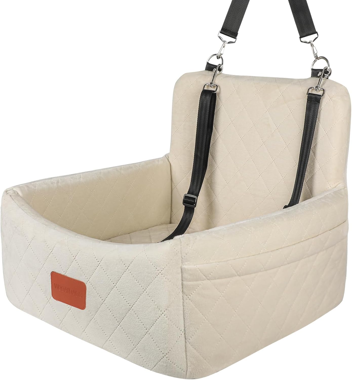 Dog Car Seat for Small Dogs Under 30lbs with Memory Foam