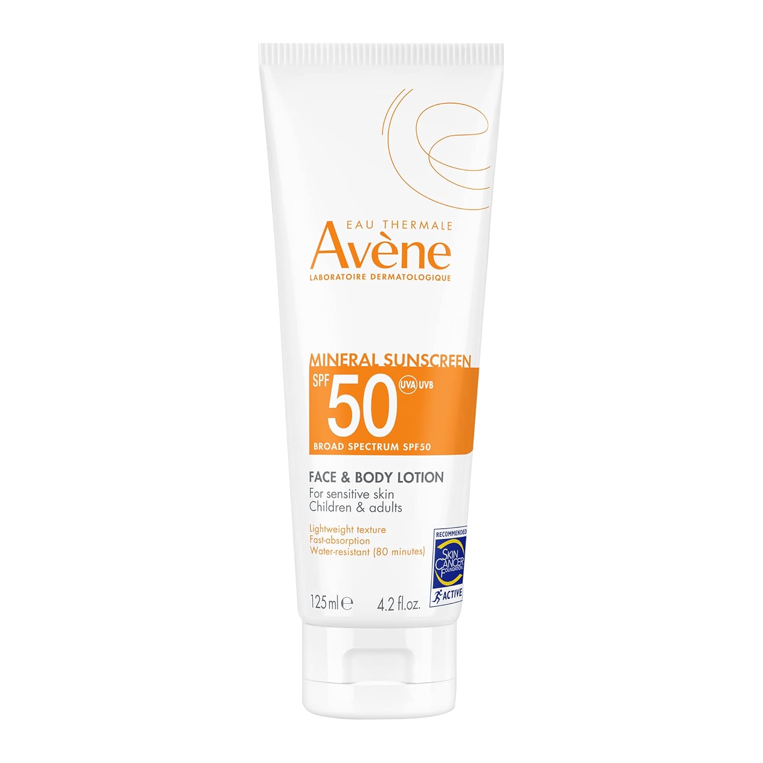 Avene Mineral Sunscreen Broad Spectrum SPF 50 for Face and Body