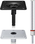 Boat Seat Pedestal Base Mount Kit with Lock in 3/4ft Pin - Solid