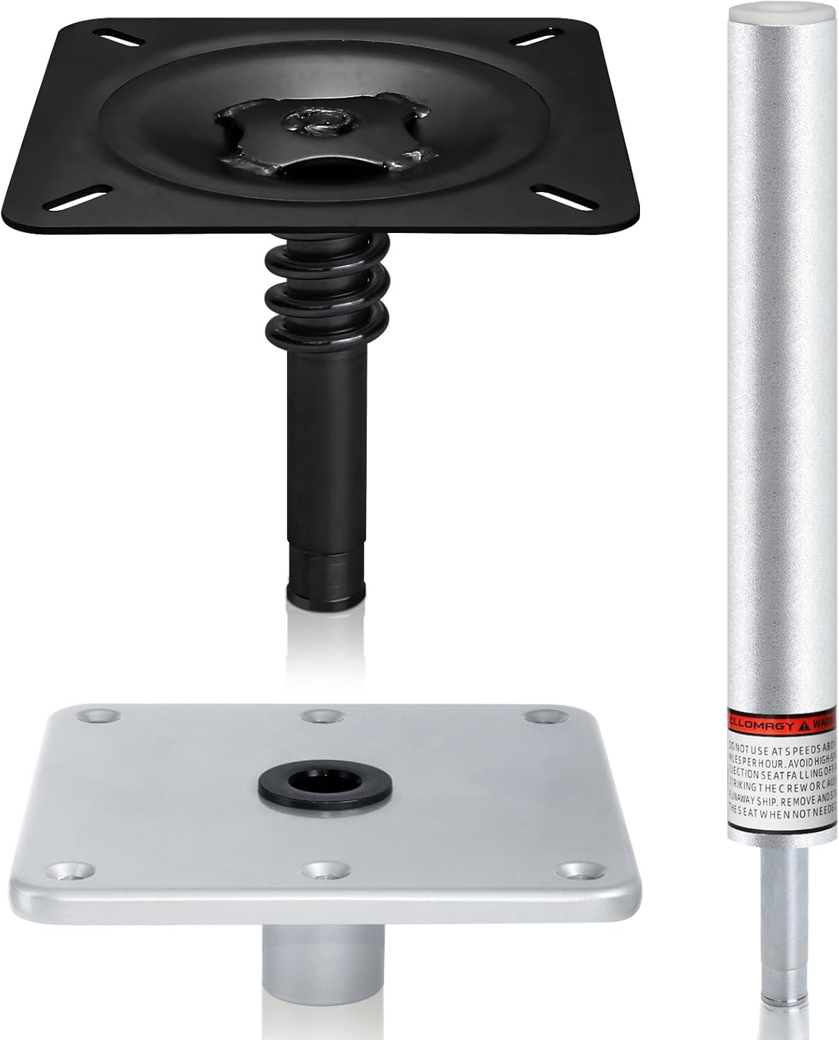 Boat Seat Pedestal Base Mount Kit for Marine Fishing and Bass