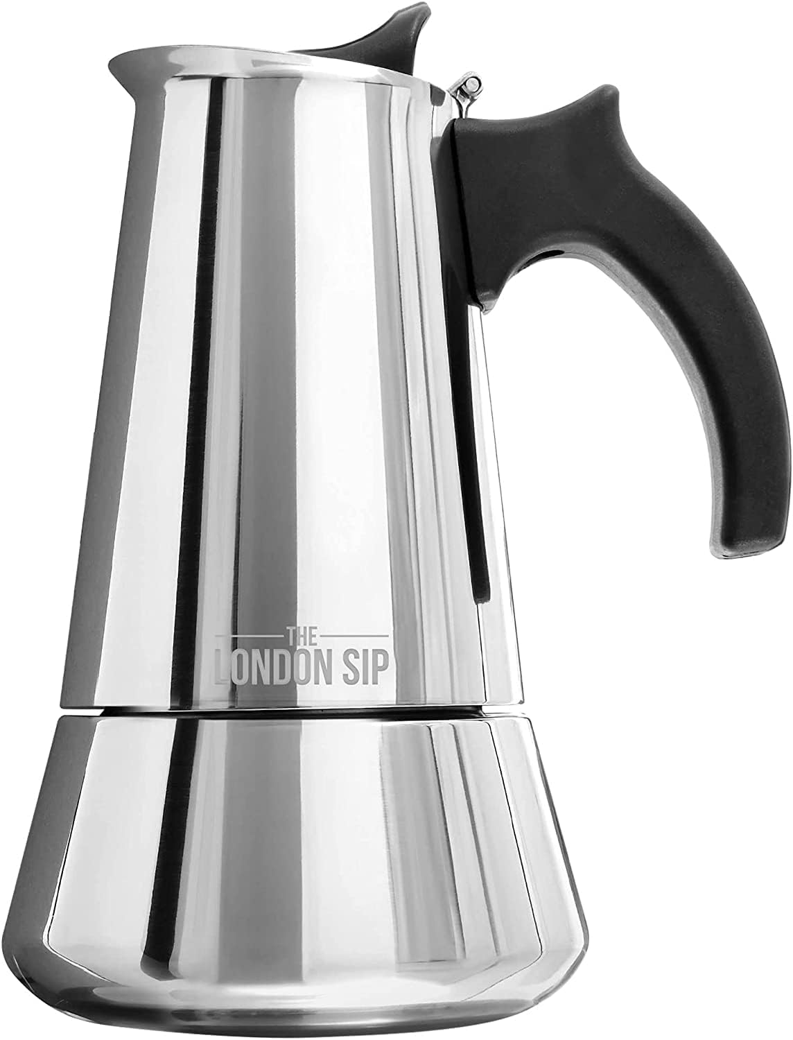 London Sip Stainless Steel Stovetop Espresso Maker for Home Barista